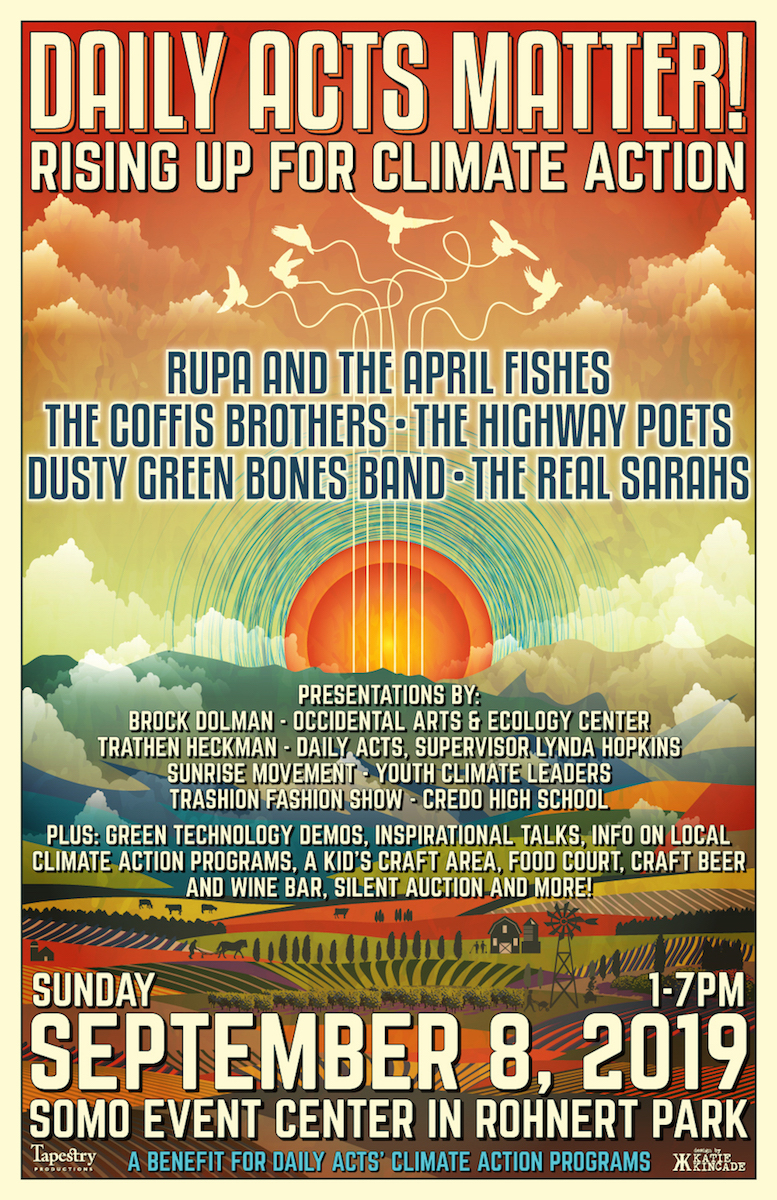 A Benefit Concert for Daily Acts: Rising up for Climate Action! @ SOMO Village Event Center